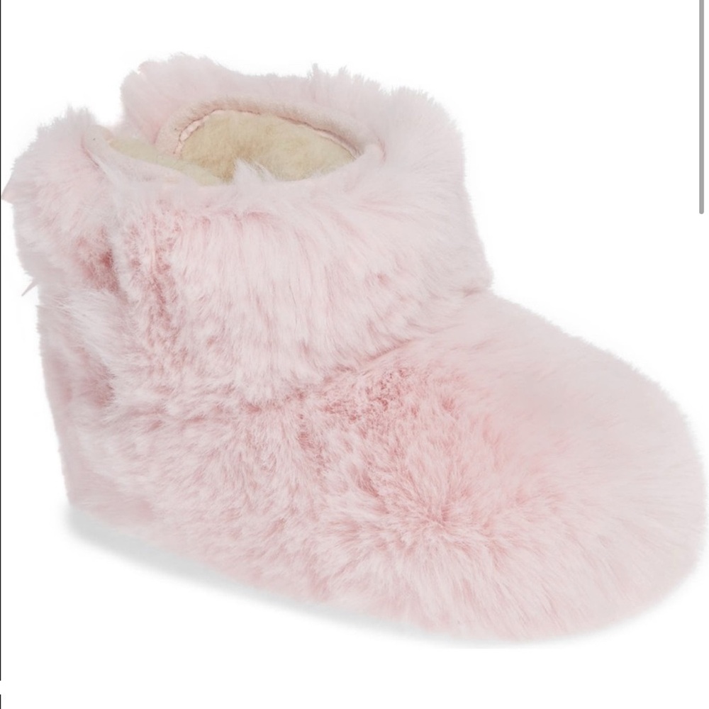 NWOT- Jesse Bow II Fluff Bootie- baby uggs booties. 0-6months - Picture 6 of 11
